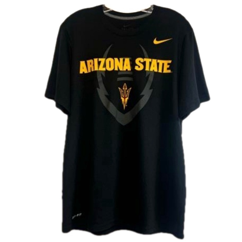 Nike Dri-Fit Arizona State Sun Devils T-Shirt Short Sleeve Black